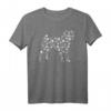 T-Shirt mit Totenkopf-Motiv und Mops-Design - Klassisch geschnitten, langlebig, perfekt für Hundeliebhaber