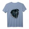Schwarzer Mops Black Pug T-Shirt - Vintage Style Design, Perfekt als Geschenk für Hundeliebhaber & Mops-Fans