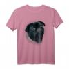 Schwarzer Mops Black Pug T-Shirt - Vintage Style Design, Perfekt als Geschenk für Hundeliebhaber & Mops-Fans