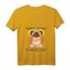 Damen Lustiges Mops T-Shirt - Erschreck Mich Nicht Ich Furze Leicht, Perfektes Geschenk für Hundeliebhaber und Tierfreunde
