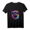 Colorful Mops T-Shirt für stolze Besitzer, Züchter & Hundeliebhaber – Buntes Motiv für Mops-Fans
