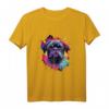 Colorful Mops T-Shirt für stolze Besitzer, Züchter & Hundeliebhaber – Buntes Motiv für Mops-Fans