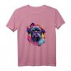 Colorful Mops T-Shirt für stolze Besitzer, Züchter & Hundeliebhaber – Buntes Motiv für Mops-Fans