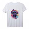 Colorful Mops T-Shirt für stolze Besitzer, Züchter & Hundeliebhaber – Buntes Motiv für Mops-Fans