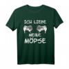 Ich Liebe meine Mops Hunde Lustig T-Shirt Damen Herren - Perfektes Geschenk für Hundebesitzer, Mops-Liebhaber & Hundemamas