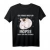 Witziges Schlafshirt Mops Nachthemd - Lustiges Tiermotiv für süße Träume, bequemes Pyjama Schlafoberteil, perfektes Geschenk für Mops-Fans