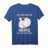 Witziges Schlafshirt Mops Nachthemd - Lustiges Tiermotiv für süße Träume, bequemes Pyjama Schlafoberteil, perfektes Geschenk für Mops-Fans