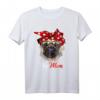 Mops Mama Pug Mom Hund Frauchen Muttertag Geschenk - Lustiges Hundemotiv T-Shirt für Hundeliebhaber und Tierfreunde