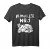 Mopshund T-Shirt - Klassisch geschnitten, humorvolles Motiv 'Klimakiller Nr. 1.' für Hundeliebhaber