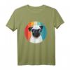 Mops Shirt Retro Geschenk für Hundeliebhaber - Vintage Mops T-Shirt mit Sonnenbrille, lustiges Tiermotiv für Frauen & Männer