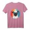 Mops Shirt Retro Geschenk für Hundeliebhaber - Vintage Mops T-Shirt mit Sonnenbrille, lustiges Tiermotiv für Frauen & Männer