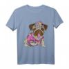 Hunde Tattoo Frauchen Geschenk - Mops Tierliebhaberinnen T-Shirt mit 'Ich liebe Mama Mops' Motiv für Hundeliebhaberinnen & Tierfreunde