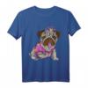 Hunde Tattoo Frauchen Geschenk - Mops Tierliebhaberinnen T-Shirt mit 'Ich liebe Mama Mops' Motiv für Hundeliebhaberinnen & Tierfreunde