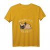 Damen Nachthemd mit lustigem Mops Hund Spruch V-Ausschnitt - Bequemes Schlafshirt für Mops-Liebhaber, Morgenmuffel & Chillen