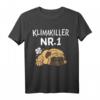 Mopshund Mops T-Shirt - Lustiges Hunde T-Shirt mit Klimakiller Nr. 1 Motiv, klassisch geschnitten