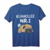 Mopshund Mops T-Shirt - Lustiges Hunde T-Shirt mit Klimakiller Nr. 1 Motiv, klassisch geschnitten