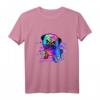 Frieps der Mops Hund mit buntem Regenbogen Farben T-Shirt – Lustiges Geschenk für Familie, Freunde & Hundeliebhaber