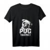 Mops Hund T-Shirt mit V-Ausschnitt - Lustiges Mops-Design, perfektes Geschenk für Hundeliebhaber