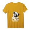 Mops Hund T-Shirt mit V-Ausschnitt - Lustiges Mops-Design, perfektes Geschenk für Hundeliebhaber