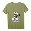 Mops Hund T-Shirt mit V-Ausschnitt - Lustiges Mops-Design, perfektes Geschenk für Hundeliebhaber