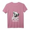 Mops Hund T-Shirt mit V-Ausschnitt - Lustiges Mops-Design, perfektes Geschenk für Hundeliebhaber