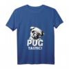 Mops Hund T-Shirt mit V-Ausschnitt - Lustiges Mops-Design, perfektes Geschenk für Hundeliebhaber