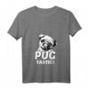 Mops Hund T-Shirt mit V-Ausschnitt - Lustiges Mops-Design, perfektes Geschenk für Hundeliebhaber