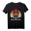 Retro Mops Damen, Herren & Kinder | Lustiges Mops T-Shirt als Geschenkidee für Geburtstag & Weihnachten
