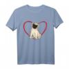 Mops Liebe T-Shirt – Perfektes Geschenk für Hundeliebhaber, Tierfreunde & Mops-Fans zu Weihnachten & Geburtstag