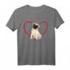 Mops Liebe T-Shirt – Perfektes Geschenk für Hundeliebhaber, Tierfreunde & Mops-Fans zu Weihnachten & Geburtstag