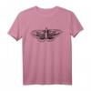 Wissenschaftliches Retro-Motte T-Shirt mit Insektenillustration – Perfekt für Natur-, Tier- und Kunstliebhaber im Vintage-Stil