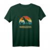 Mamasaurus und Babysaurus Sonnenuntergang Vintage Retro T-Shirt – Perfekt für Dinosaurier-, Tyrannosaurus Rex- und prähistorische Tierliebhaber als Geschenk