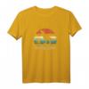 Mamasaurus und Babysaurus Sonnenuntergang Vintage Retro T-Shirt – Perfekt für Dinosaurier-, Tyrannosaurus Rex- und prähistorische Tierliebhaber als Geschenk