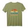 Mamasaurus und Babysaurus Sonnenuntergang Vintage Retro T-Shirt – Perfekt für Dinosaurier-, Tyrannosaurus Rex- und prähistorische Tierliebhaber als Geschenk