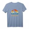 Mamasaurus und Babysaurus Sonnenuntergang Vintage Retro T-Shirt – Perfekt für Dinosaurier-, Tyrannosaurus Rex- und prähistorische Tierliebhaber als Geschenk