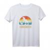 Mamasaurus und Babysaurus Sonnenuntergang Vintage Retro T-Shirt – Perfekt für Dinosaurier-, Tyrannosaurus Rex- und prähistorische Tierliebhaber als Geschenk