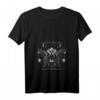 Damen Okkulte Mondphasen Motte T-Shirt mit V-Ausschnitt – Mystisches Design für Esoterik-Fans & dunkle Kräfte Liebhaber