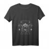 Damen Okkulte Mondphasen Motte T-Shirt mit V-Ausschnitt – Mystisches Design für Esoterik-Fans & dunkle Kräfte Liebhaber