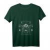 Damen Okkulte Mondphasen Motte T-Shirt mit V-Ausschnitt – Mystisches Design für Esoterik-Fans & dunkle Kräfte Liebhaber