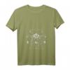 Damen Okkulte Mondphasen Motte T-Shirt mit V-Ausschnitt – Mystisches Design für Esoterik-Fans & dunkle Kräfte Liebhaber