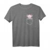 Gehender Fisch Axolotl Inside Pocket T-Shirt – Lustiges Geschenk für Axolotl-Liebhaber zu Weihnachten & Geburtstag