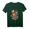 Strawberries Flowers Butterflies Tee Vintage Motten Collage T-Shirt - Natur- und Biologie-Liebhaber Geschenk im Goblincore Stil