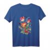 Strawberries Flowers Butterflies Tee Vintage Motten Collage T-Shirt - Natur- und Biologie-Liebhaber Geschenk im Goblincore Stil