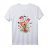 Strawberries Flowers Butterflies Tee Vintage Motten Collage T-Shirt - Natur- und Biologie-Liebhaber Geschenk im Goblincore Stil