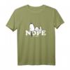 HapFrog Snoopy Nope T-Shirt - Offiziell lizenziertes Peanuts Design für humorvolle Geburtstagsfeier
