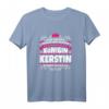 Kerstin Lustiges Königin Shirt mit Vorname - Personalisiertes Geschenkidee für Frauen, Mutter, Tante, Schwester & Tochter zum Geburtstag, Weihnachten & Festival