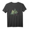 Mystik Okkult Wald Natur T-Shirt - Geometrisches Design für Natur- und Mystikliebhaber, Outdoor & Esoterik Geschenk