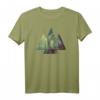 Mystik Okkult Wald Natur T-Shirt - Geometrisches Design für Natur- und Mystikliebhaber, Outdoor & Esoterik Geschenk