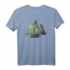 Mystik Okkult Wald Natur T-Shirt - Geometrisches Design für Natur- und Mystikliebhaber, Outdoor & Esoterik Geschenk
