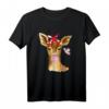 Damen Baby Reh Reinitz Kaugummi Haarband Waldtier T-Shirt – Perfektes Geschenk für Reh- und Naturliebhaber, Kinder & Waldtiere Fans